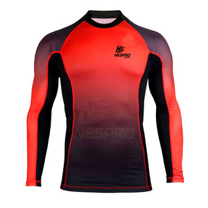 เสื้อรัดกล้ามเนื้อ MMA แขนยาว ยี่ห้อ NES PRO SPORTS ขายส่งจากโรงงาน ผู้ผลิตชั้นนำ ขายดี ระบายอากาศได้ดี แห้งเร็ว เป็นมิตรกับสิ่งแวดล้อม - Product Image 1