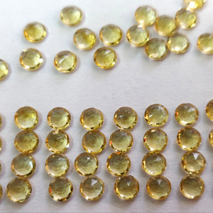 กุหลาบทรงกลมสีเหลืองมะนาวธรรมชาติตัดขนาด3มม. คุณภาพสูง - Product Image 1