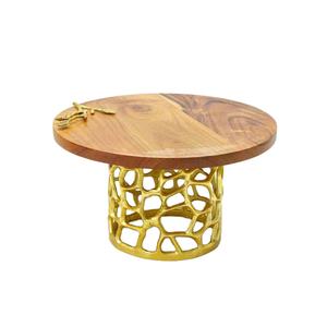 Lumforerlated lated antiguo ventilado OT ALE Ake and tand con Wooden OP y Dececorativo ASS Rass eaeaf tem em edding ececor Ake erver - Product Image 1