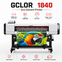 Impresora Eco Solvente GCLOR 1840 de 1.8m con Cabezal de Impresión Epson I3200 de 3200dpi, Impresora de Formato Grande para Impresión Publicitaria