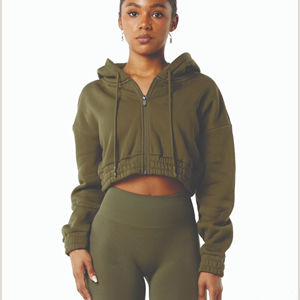 เสื้อฮู้ดผู้หญิงแขนยาวแบบสวมหัวปักลายสก๊อตผ้าฝ้าย100% แบบลำลองผ้าสักหลาดสำหรับฤดูใบไม้ร่วงและ2025 - Product Image 2