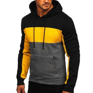 Wholesale Winter Men's Casual Streetwear <b>Fleece</b> Hoodies Custom Logo OEM ODM Factory Waterproof Windproof Quick Dry Pocket Design - Product Image 1