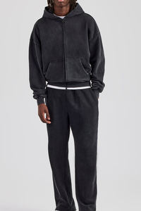 ชุดวอร์มกางเกงและฮู้ดสำหรับผู้ชายชุดวอร์มโอเวอร์ไซส์ออกแบบโลโก้ได้ตามต้องการ - Product Image 2