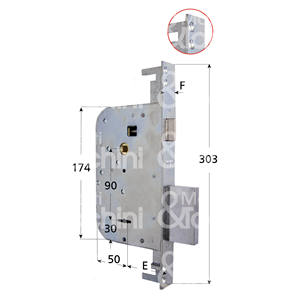 ศิลปะล็อคแผนที่คู่ไม่รวม600/3SL ใส่ได้4ครั้งและไม่รวมแท่งสลัก - Product Image 1
