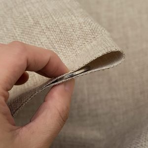 Tela de sofá importante tapicería tipo Lino aspecto 1 dólar sensación suave muestra gratis - Product Image 2