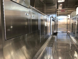 Compre un nuevo remolque de comida rápida móvil, grande, de acero inoxidable y aluminio, para exteriores, con electricidad de 220v, para comida rápida. - Product Image 4