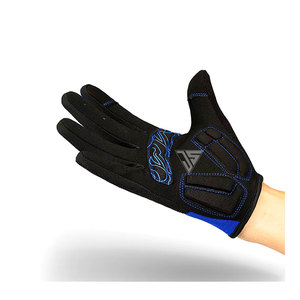 Gant de cyclisme d'hiver pour vélos de montagne en polyester, tissu respirant extensible, cuir synthétique, rembourrage en caoutchouc - Product Image 6