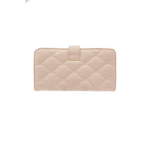 Portefeuille rectangulaire à boutons-pression pour femme - Crème CZDN30009 - Product Image 5