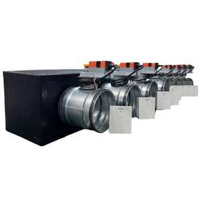 Unité de contrôle Siemens pour registres motorisés Wi-Fi 8 zones avec interface et connexion latérale VMC pour systèmes CVC - Product Image 5