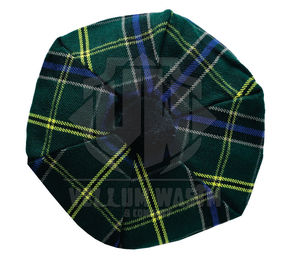 Balmoral para hombre, tartán escocés Tam O' Shanter, sombrero, boina, tamaño libre, estilo TUBA de moda - Product Image 5