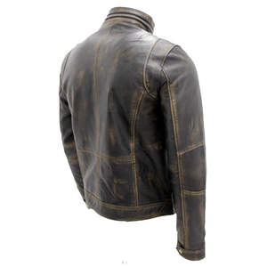 waterproof best design breathable best arrival <b>Men</b> Leather <b>Jackets</b> pockets <b>Jacket</b> durable wholesale price <b>Men</b> Leather <b>Jacket</b> - Product Image 5