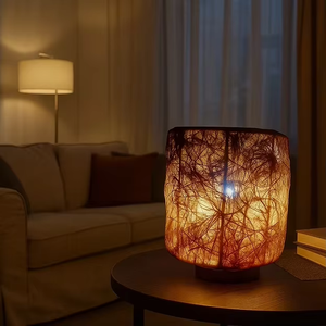 Luminaire suspendu en bambou au design luxueux pour l'éclairage de la salle à manger du salon moderne - Product Image 2