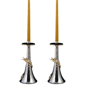 Bougeoir élégant en fer en métal doré de haute qualité pour l'éclairage et la décoration de la maison - Product Image 5