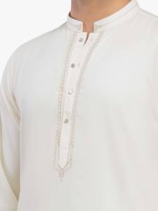 Salwar Kameez pour hommes pakistanais, coupe classique, tenue traditionnelle musulmane pour le quotidien et le bureau, marque personnalisée - Product Image 3