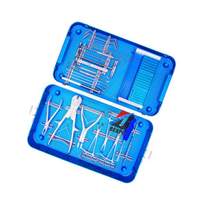 Juego de instrumentos de microplaca para cirugía ortopédica de dedos, fuente de alimentación de acero inoxidable Manual, base de Material quirúrgico - Product Image 1