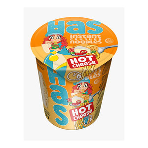 บะหมี่กึ่งสำเร็จรูปฮาส รสชีสครีมร้อน 70 กรัม อาหารพร้อมทานรสเผ็ด - Product Image 1