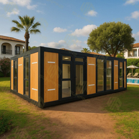 Casa Modular Moderna Prefabricada con Estructura Resistente al Viento y Techo Plano, Entrega Rápida de Fábrica Propia