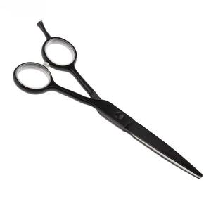 Black <b>Left</b> <b>Handed</b> Stainless Steel Barber <b>Scissors</b> with Sharp Blades for Professional Salon Hair Cutting Lightweight Eco-Friendly - Product Image 4