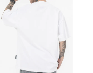 Wholesale 100% Cotton Poplin Breathable Plain Oversized Puff Printing T-<b>Shirt</b> Custom Brand <b>Men</b> and Women Half Sleeve - Product Image 4
