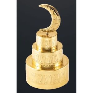 Tamaño personalizado disponible plata mezquita minarete decoración musulmana acentos festivos Eid festoonery decoraciones para el hogar en el precio más barato - Product Image 4