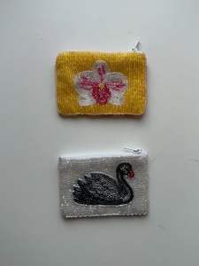 Monedero de Ratán de Algodón con Diseño de Mariposa, Estilo Vintage, Completamente Bordado a Mano, con Patrón de Llaves para Niñas, Bolsa de Almacenamiento de Joyas de Viaje Grande y Suave - Product Image 6