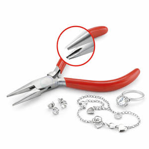 Pince à sertir professionnelle pour le cuir, pour la fabrication de bijoux, la réparation artisanale, outil en acier inoxydable avec poignée ergonomique antidérapante - Product Image 2