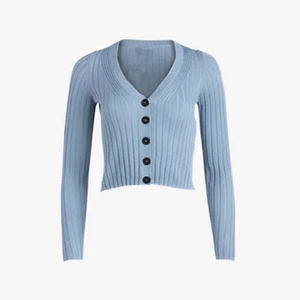 Cardigans pour femmes, pulls élégants et unis, mode décontractée, vêtements en tricot pour femmes, style coréen décontracté, collège et université - Product Image 3