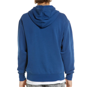 Sweat-shirt à capuche pour hommes, couleur unie, blanc, Streetwear, Logo personnalisé, vente en gros, impression de Logo personnalisé - Product Image 3