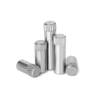 Pasador cilíndrico moleteado de acero inoxidable 304, pasador de localización moleteado, eje moleteado, eje recto para fabricación de automóviles - Product Image 1