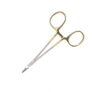 Pince à ciseaux de verrouillage de qualité supérieure mouche (Olsen) pince hémostatique de pêche demi or pince à crochet de pêche à la mouche - Product Image 4