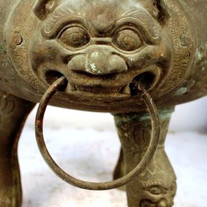 Maceta de bronce tradicional hecha a mano, maceta para jardín, exhibición al aire libre, decoración para fiesta y escenario, AMP-141 - Product Image 4