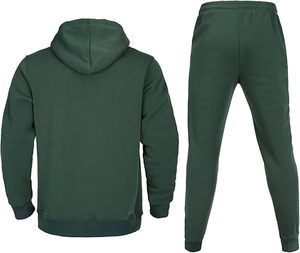 Survêtement à capuche pour homme 2 pièces ensemble athlétique décontracté sweat à capuche et joggers ensemble survêtements - Product Image 5