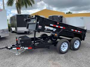 Remolque de volteo negro económico 6x10 de doble eje para uso agrícola, modelo 2026, en venta - Product Image 6