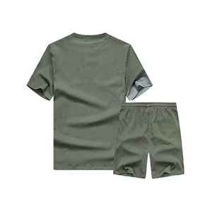 ชุดวอร์มออกกำลังกายสำหรับผู้ชายไซส์พิเศษสำหรับฤดูหนาวเสื้อแจ็คเก็ตกางเกงผ้านุ่มผสมสำหรับใส่ออกกำลังกายทุกวัน - Product Image 6