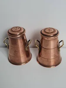 Metal and MOP Made New <b>Spice</b> <b>Jar</b> Herb <b>Spice</b> Tools Latest Salt and Pepper Shaker Vintage Look Salt & Pepper Shaker for Table Use - Product Image 4