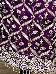 Trajes de fiesta bordados a mano sin costuras de diseñador moderno para mujer, moda india, fiestas de estilo tradicional hacia adelante - Product Image 3