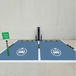 Équipement de signalisation et de sécurité pour zone de recharge de véhicules électriques, pour place de stationnement, 2 pièces, autre couleur - Product Image 1