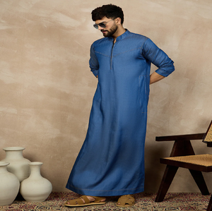 Jubba de haute qualité en gros, thobe en tissu durable de qualité supérieure, vêtements islamiques élégants, vêtements traditionnels élégants, mode modeste. - Product Image 3