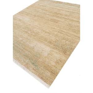 Entropy Gold Hand Knotted Wool <b>Rug</b> AKWL-1824(MICV) Large Rectangle Abstract Pattern for Home Living Room Decor 10mm <b>Thickness</b> - Product Image 2