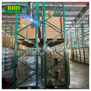 BHD Vietnam's Best-Selling US Standard Green Steel Selective Pallet <b>Rack</b> <b>Bolt</b> Structure 5 Layer Corrosion Protection Warehouse - Product Image 3