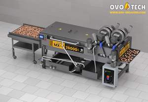 Lave-œufs en acier OVO-TECH MX-4 avec boîte de vitesses, moteur 220V, pour la restauration commerciale, le nettoyage et la désinfection des œufs, capacité de 26000 œufs/heure - Product Image 2