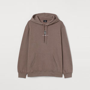 Sudadera básica de algodón 100% de gran tamaño para hombre, ropa de calle, sudadera cuadrada de peso pesado con técnicas bordadas - Product Image 1