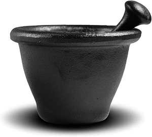 Mortier de qualité supérieure avec pilon en laiton de couleur argentée pour la cuisine à domicile, mini broyeur manuel, utilisation de mortier et pilon - Product Image 4