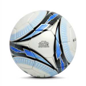 Ballon de football thermocollé de la meilleure qualité en cuir PU à 32 panneaux, vessie renforcée et résistante à l'eau, ballon de match de tournoi durable - Product Image 4