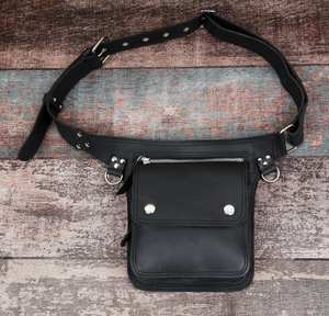 Sac banane en cuir épaule bandoulière Messenger sacs cuisse jambe hanche étui sac à main pochette Steampunk taille sac LWB-0127 - Product Image 4