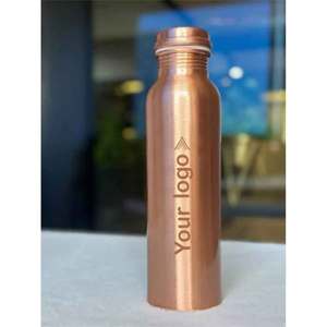 Botella de gimnasio de cobre de alta calidad Venta caliente exportada de la India Vasos anchos a un precio razonable - Product Image 2