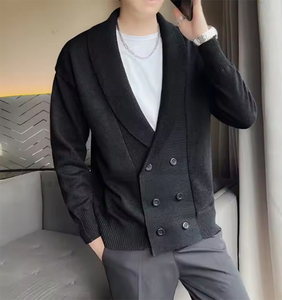 Suéteres de algodón de alta calidad para hombres Diseño personalizado Punto de invierno | Proveedor a granel OEM ODM - Product Image 1