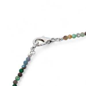 Pulsera de cuentas de zoisita rubí natural, pulsera de piedras preciosas redondas microfacetadas, joyería de cristal curativo para mujer a granel - Product Image 5