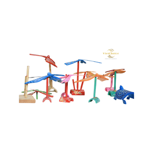 Libélula de Bambú Premium, Artesanía Tradicional, Juguete Educativo Ecológico para Decoración del Hogar y Recuerdo - Product Image 1