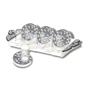 Sous-verres en nacre fabriqués à la main en gros, parfaits pour les cadeaux arabes et la décoration intérieure de luxe - Product Image 1